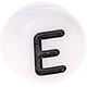 Perline in plastica con lettere a scelta : E